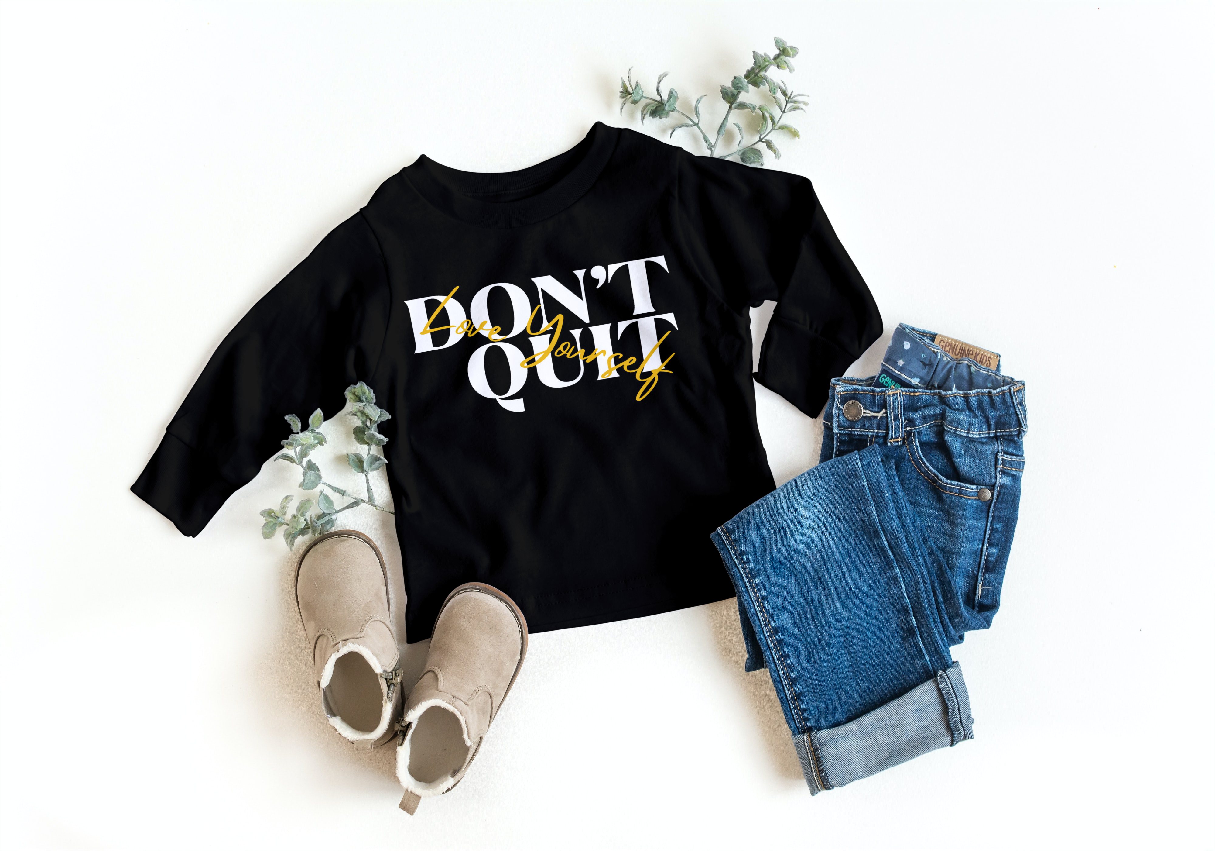Dont' Quit Design Shirt