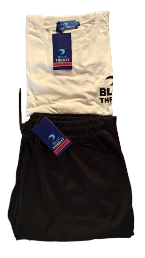 Blue Throat T-Shirt & Lower Set