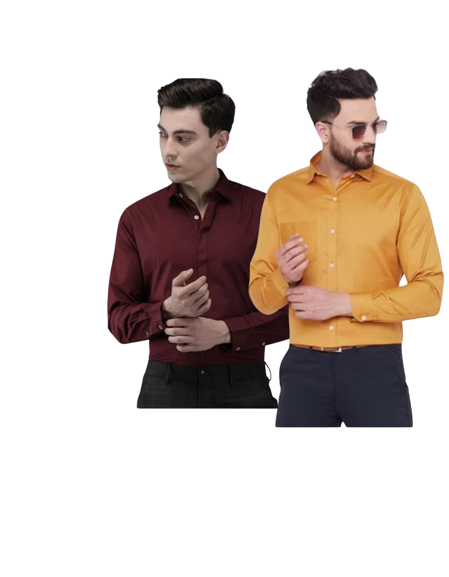 Bluethroat Branded Men's Formal Shirt Combo