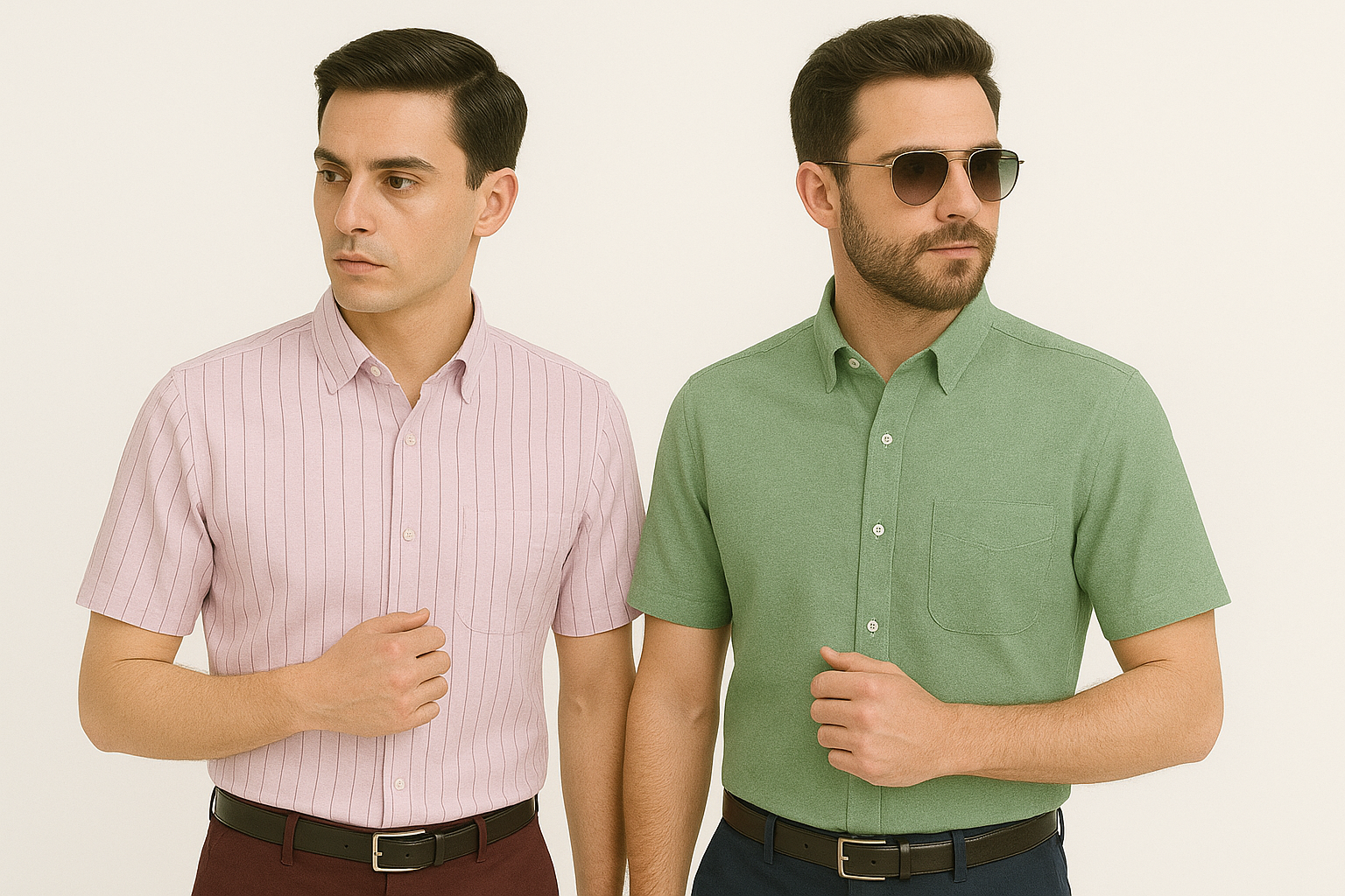 Bluethroat Branded Men's Short Sleeve Shirts Combo