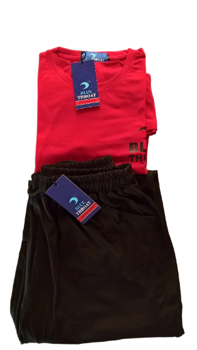 Red T-Shirt & Black Lower Set