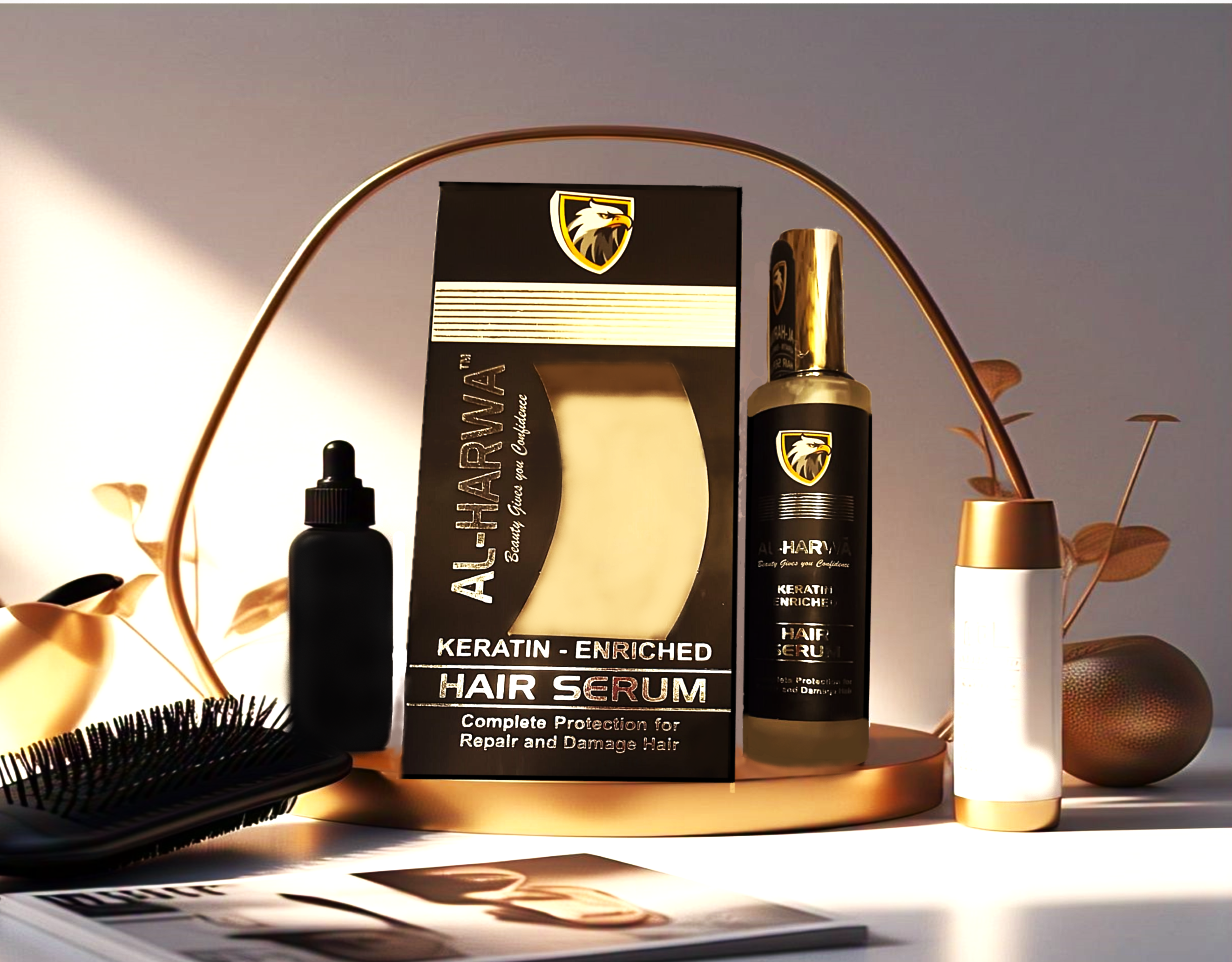 AL- HARWA Keratin-Enriched Hair Serum