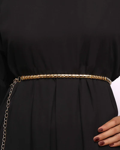 Gold Metal Waist Chain Belt