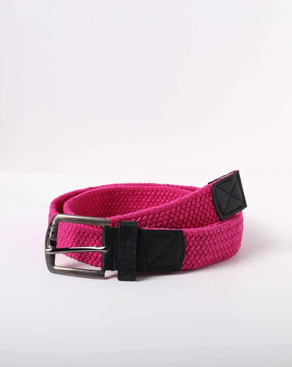 Pink Woven Belt