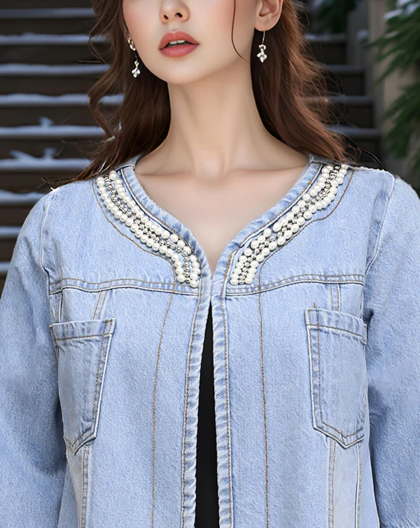 Embellished Denim Jacket