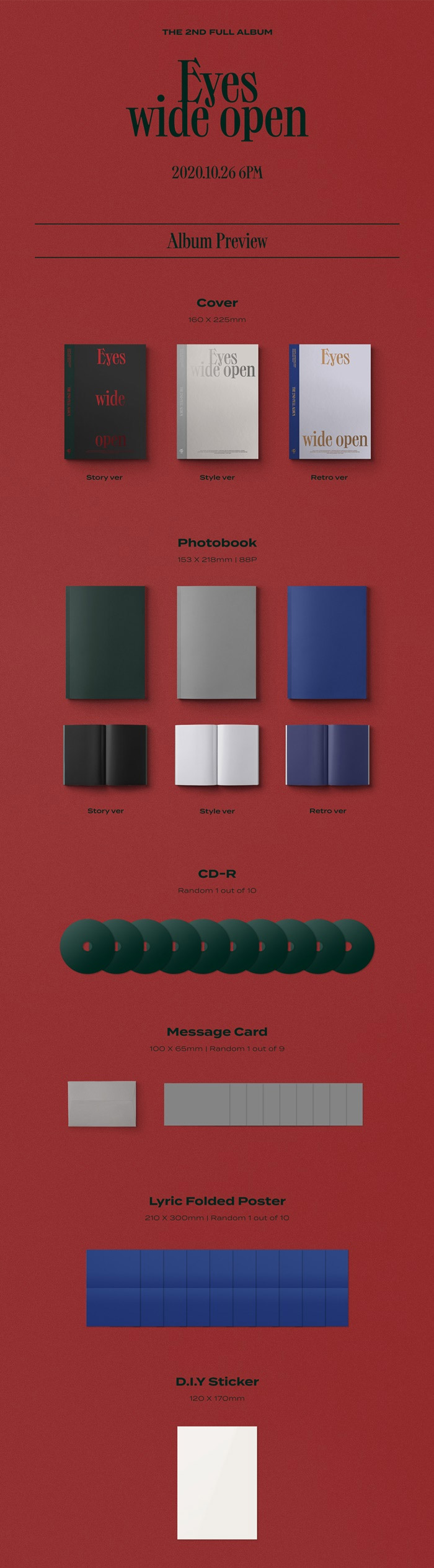 TWICE 2nd Album - EYES WIDE OPEN