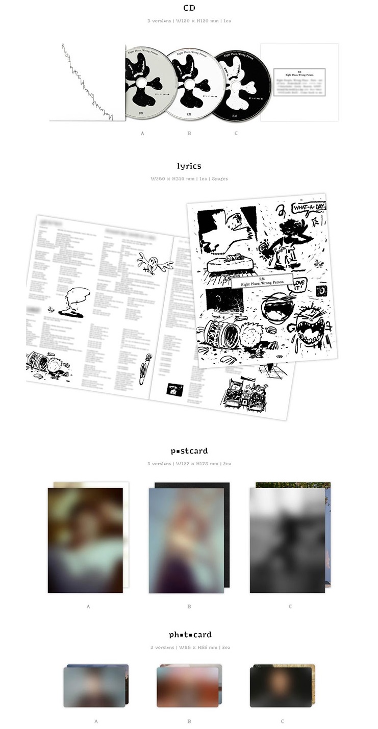 RM 2nd Solo Album - Right Place, Wrong Person