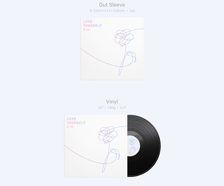 BTS LOVE YOURSELF - Her LP