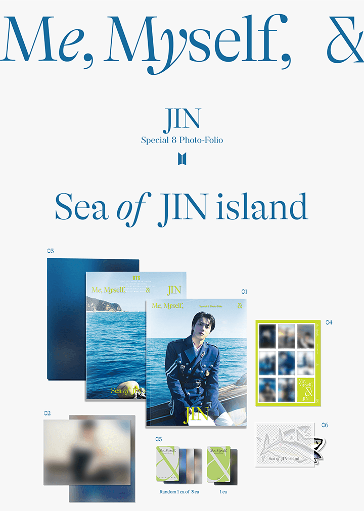 Me, Myself and JIN "Sea of Jin Island" - Special Photo folio