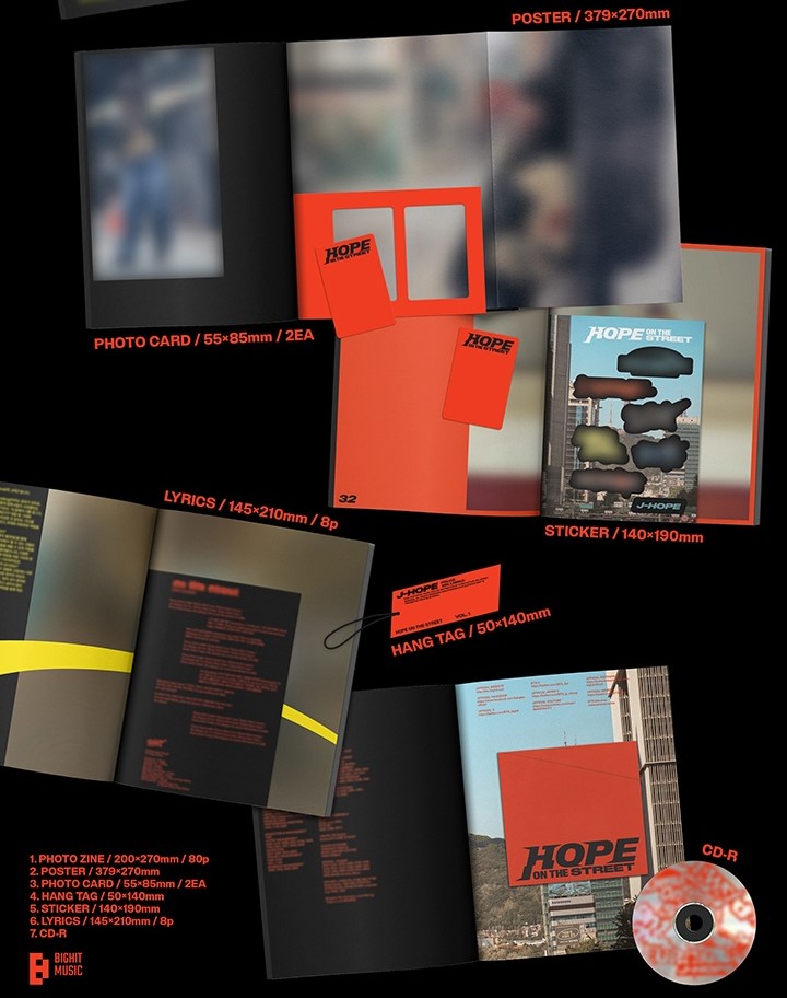 J-Hope Álbum - HOPE ON THE STREET VOL.1