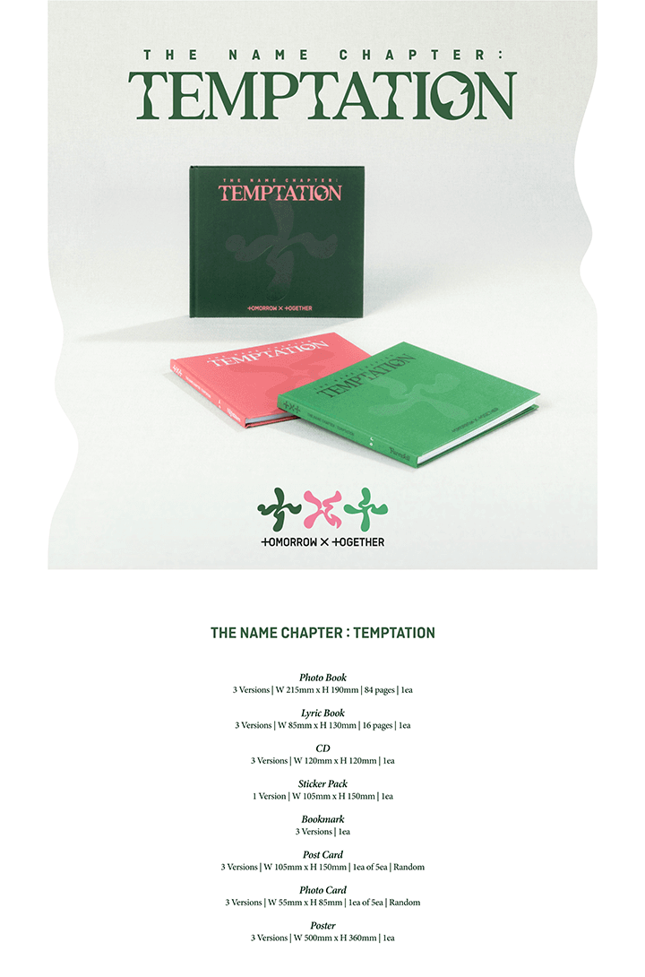 TXT Album - The Name Chapter : TEMPTATION