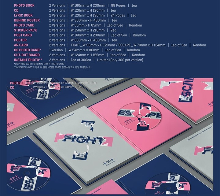 TXT Album - Chaos Chapter : FIGHT OR ESCAPE