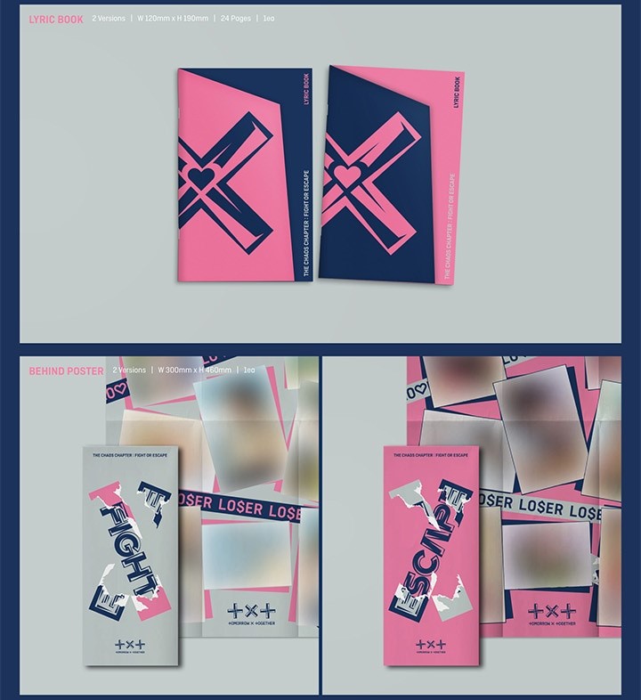 TXT Album - Chaos Chapter : FIGHT OR ESCAPE