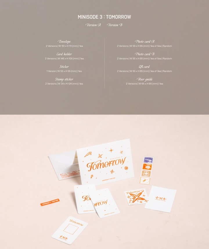 TXT Album - minisode 3: TOMORROW Weverse Albums Ver