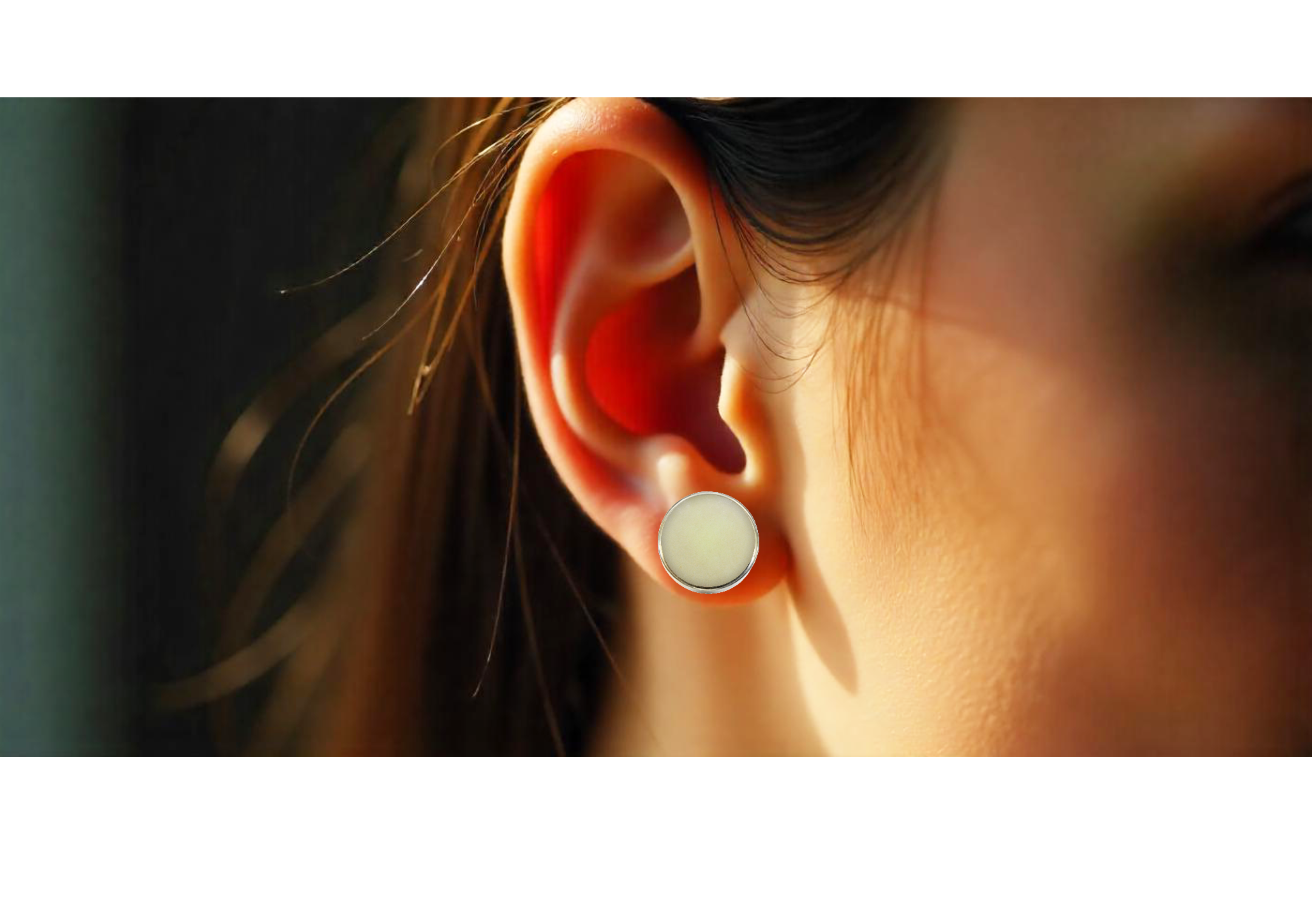 Muttermilchschmuck 10mm Ohrstecker "Loving Memories", Muttermilch Schmuck