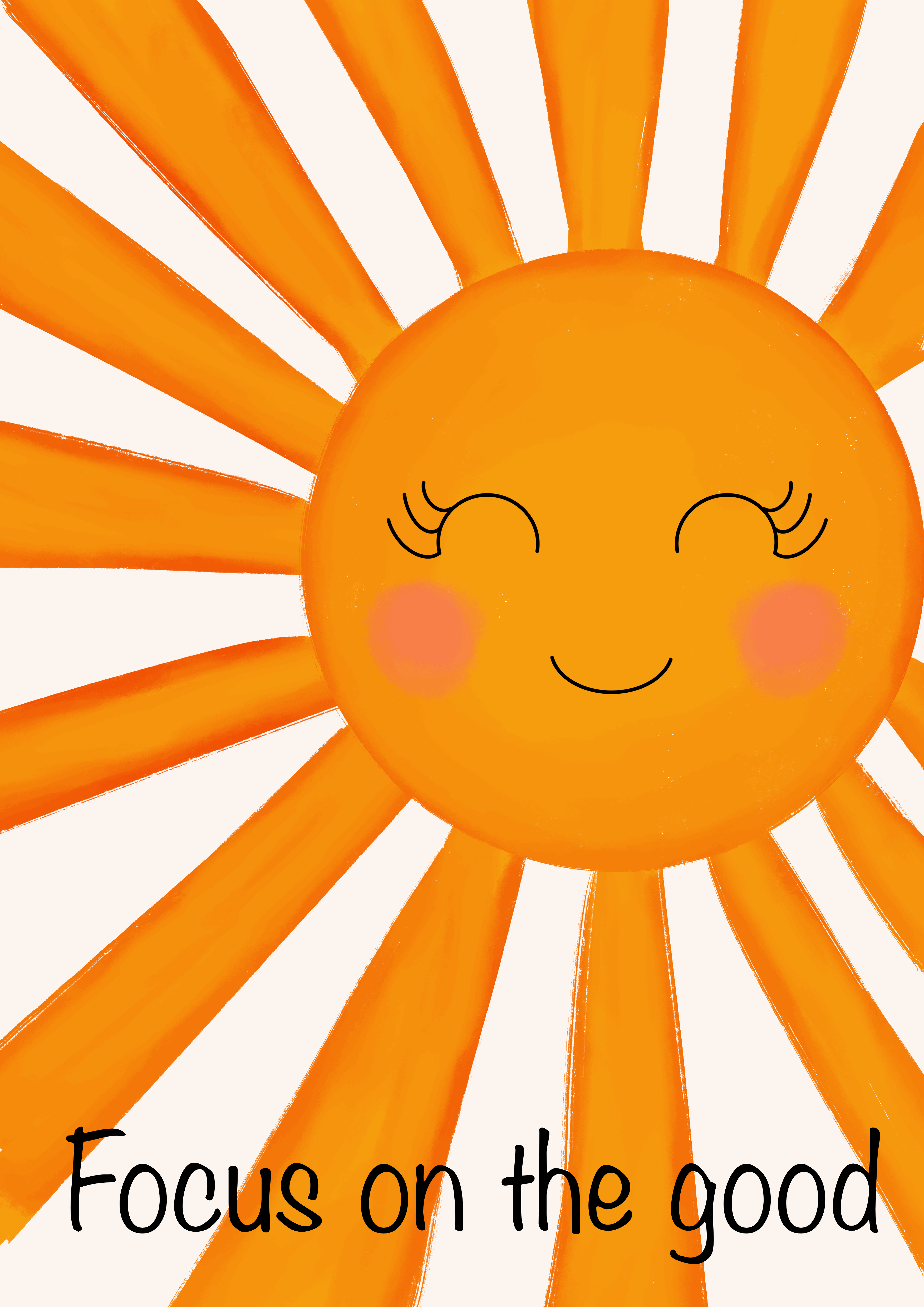 2 x Postkarten „Sending Sunshine“ | Lächelnde Sonne Illustration | Mutmach-Karte zum Verschicken & Verschenken | Gute-Laune-Postkarte