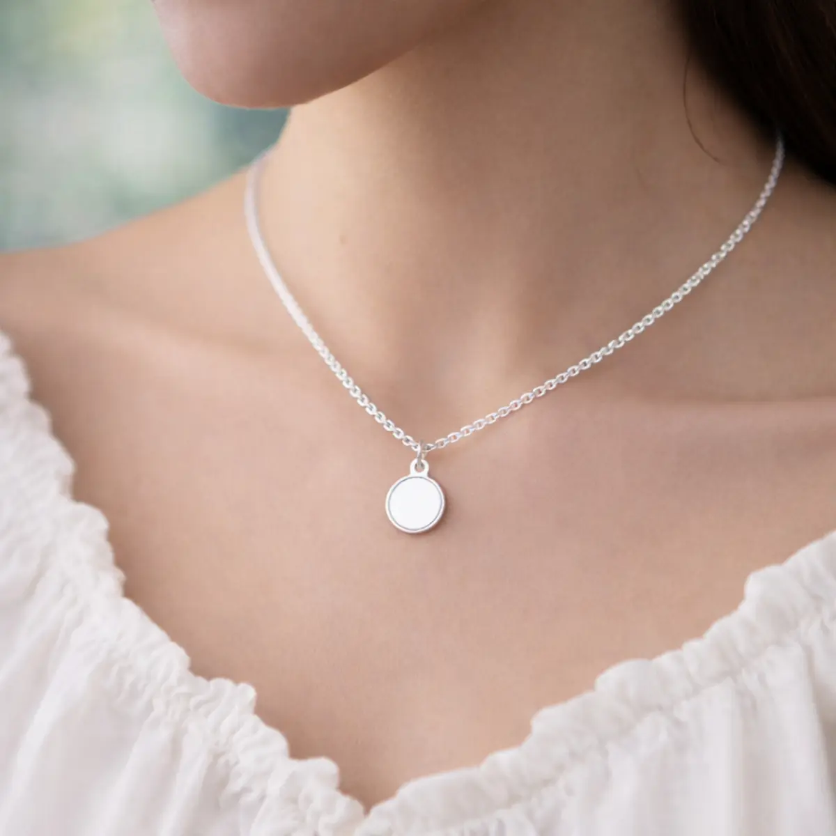 Muttermilchschmuck Kleiner Anhänger „Die Liebe“ (10mm) – Erinnerung aus Muttermilch