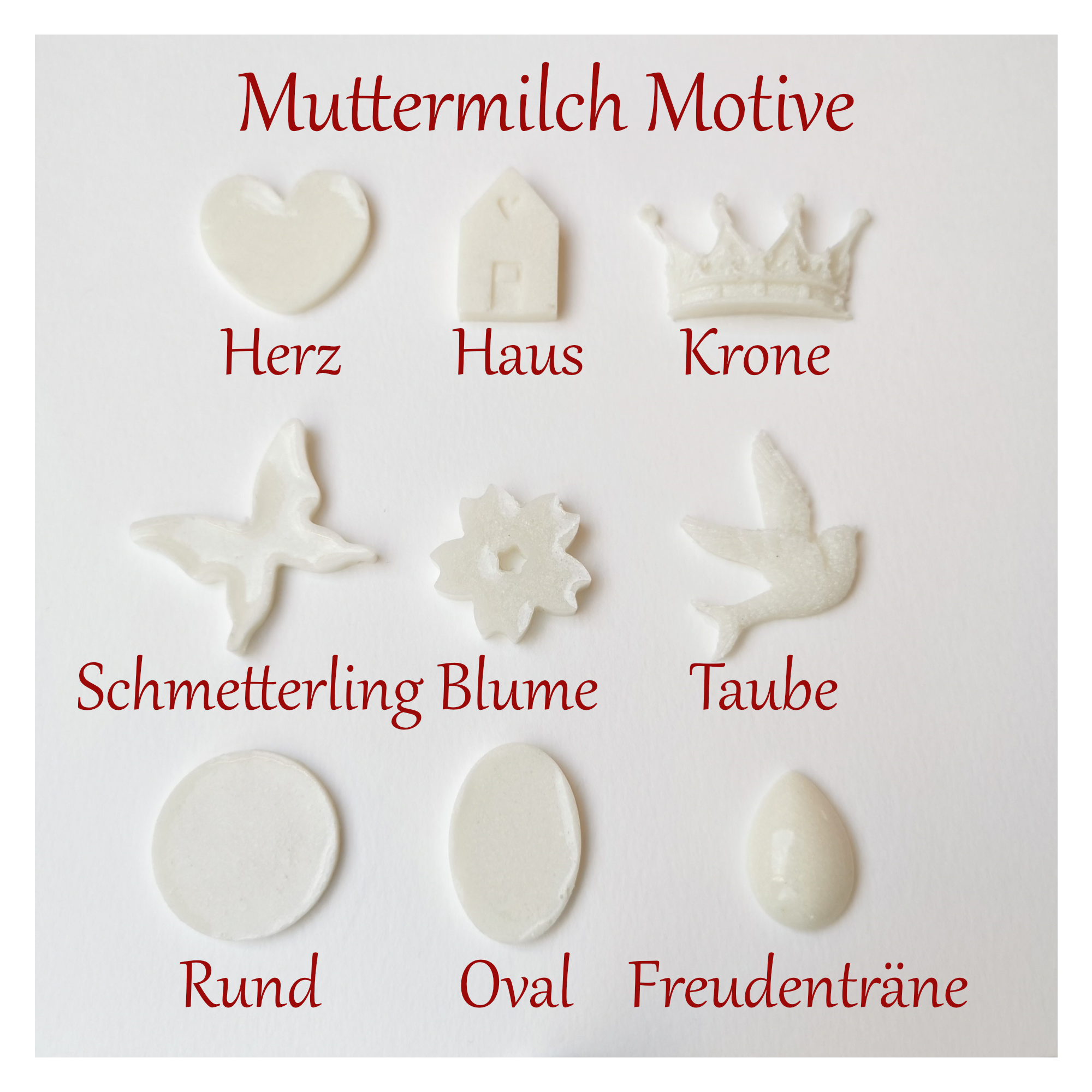 Muttermilch Erinnerungsbild - Haarsträhne optional - Eukyalyptus – eine Alternative zu Muttermilchschmuck - Taufe