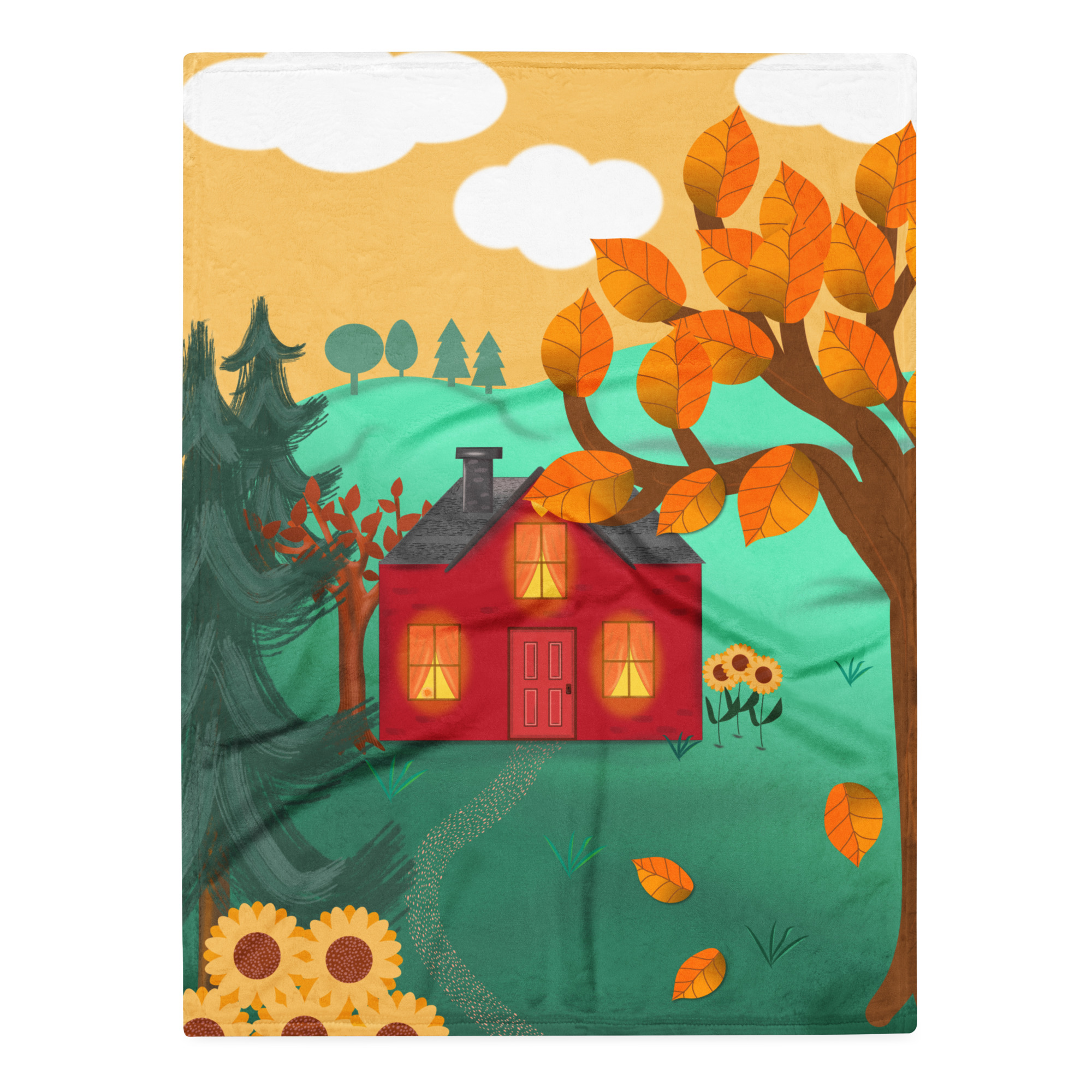 Kuscheldecke Herbstliebe