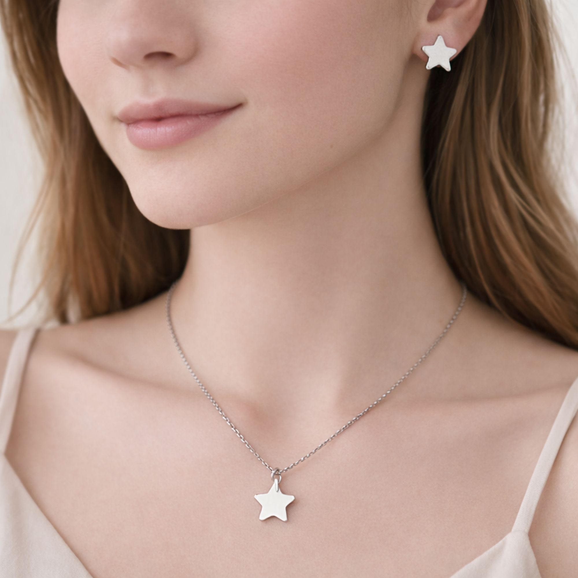 Muttermilch Stern Anhänger „Funkelnder Morgenstern“ – personalisierter Muttermilchschmuck als Erinnerung an die Stillzeit