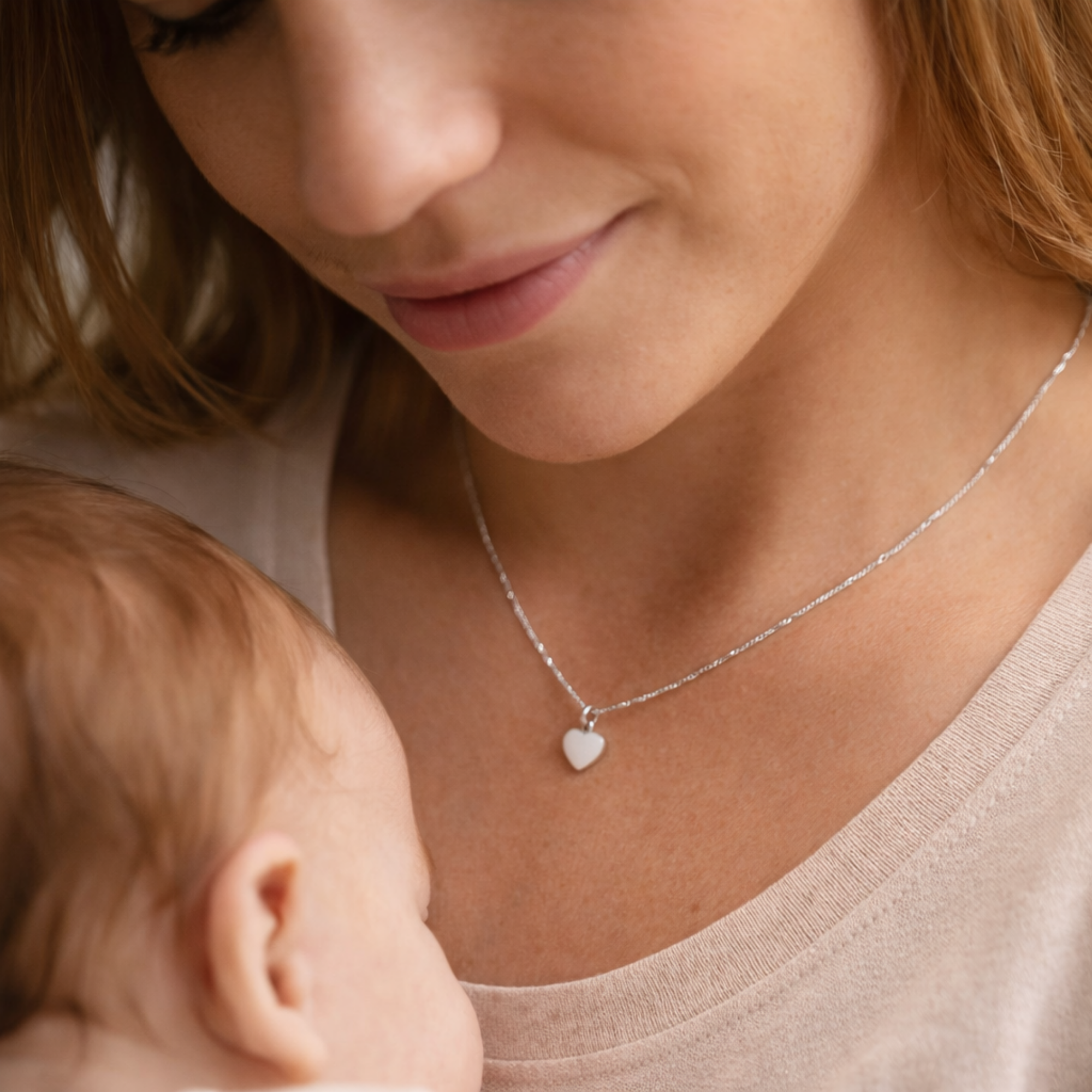 Muttermilchschmuck Herz Anhänger klein (10mm), Muttermilch Schmuck & Erinnerungsschmuck