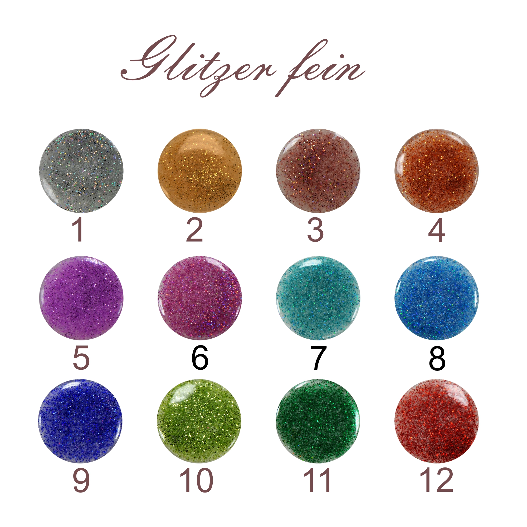 Glitzer fein