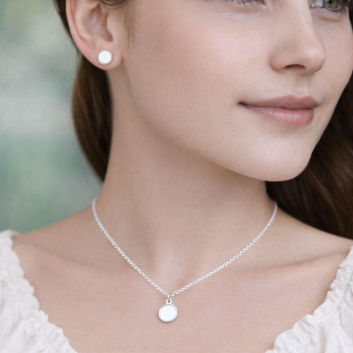 Muttermilchschmuck Kleiner Anhänger „Die Liebe“ (10mm) – Erinnerung aus Muttermilch