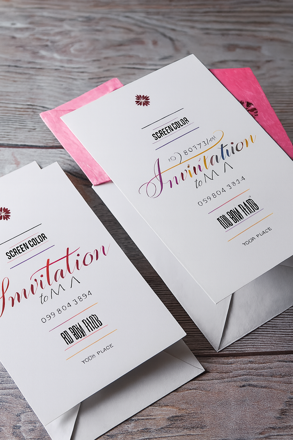 Tarjetas de Invitación