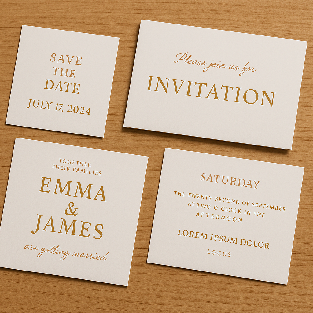 Tarjetas de Invitación