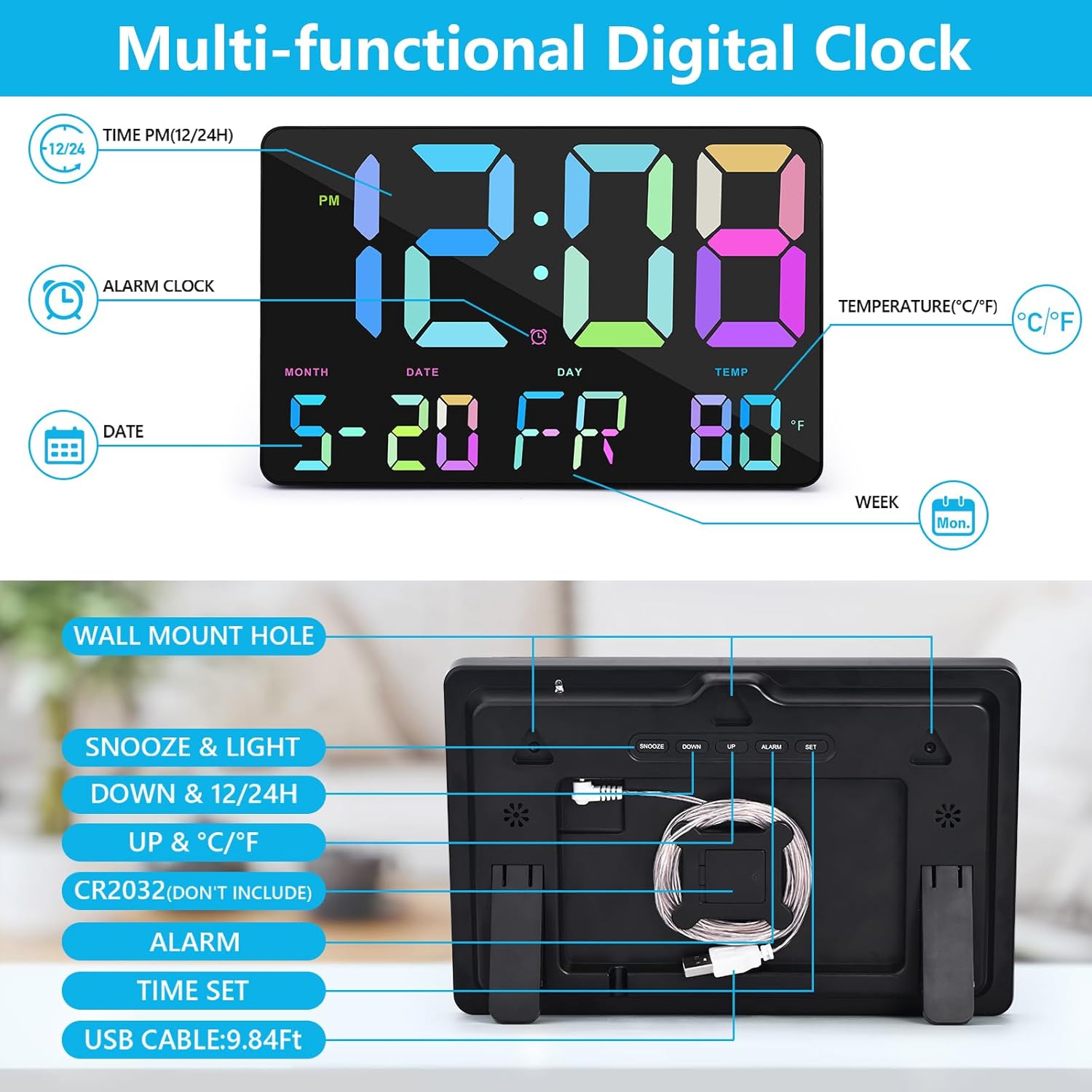 Digital LED Clock