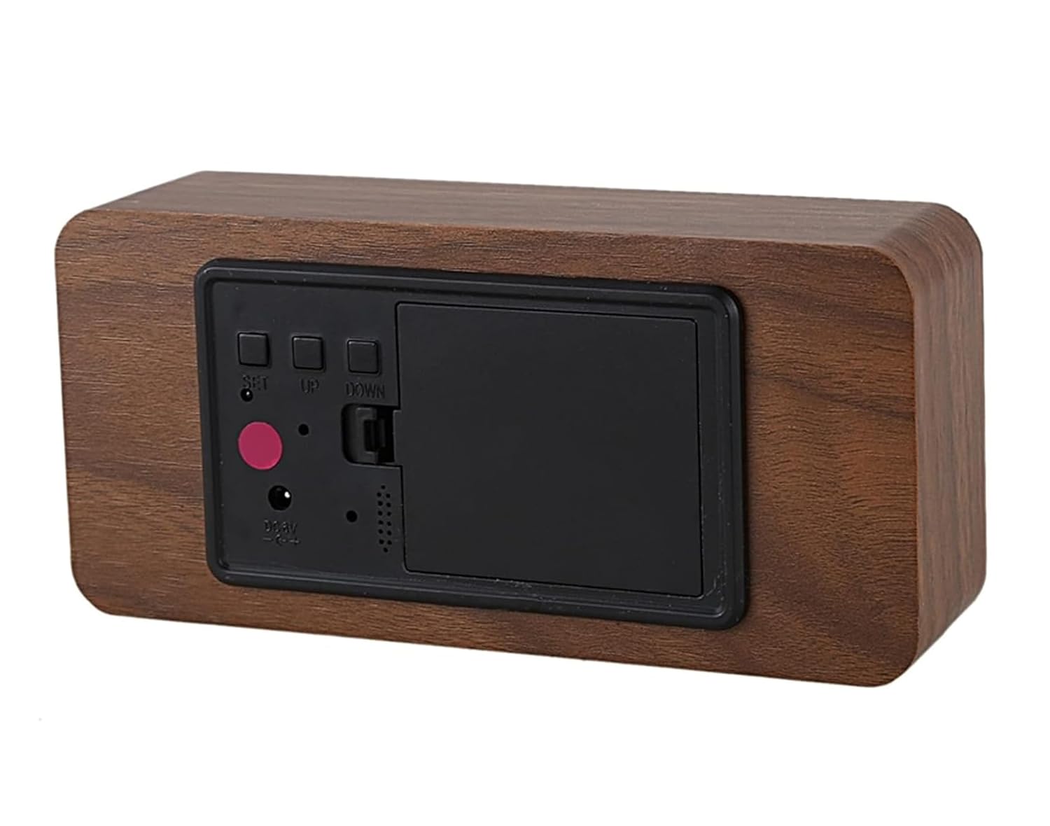 Wooden Digital Alarm Clock