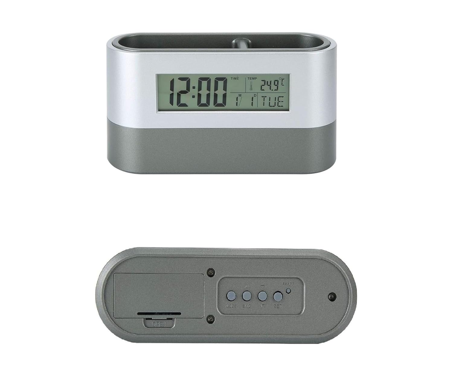 Pen Holder With Clock, Digital Desk Clock, PH662
