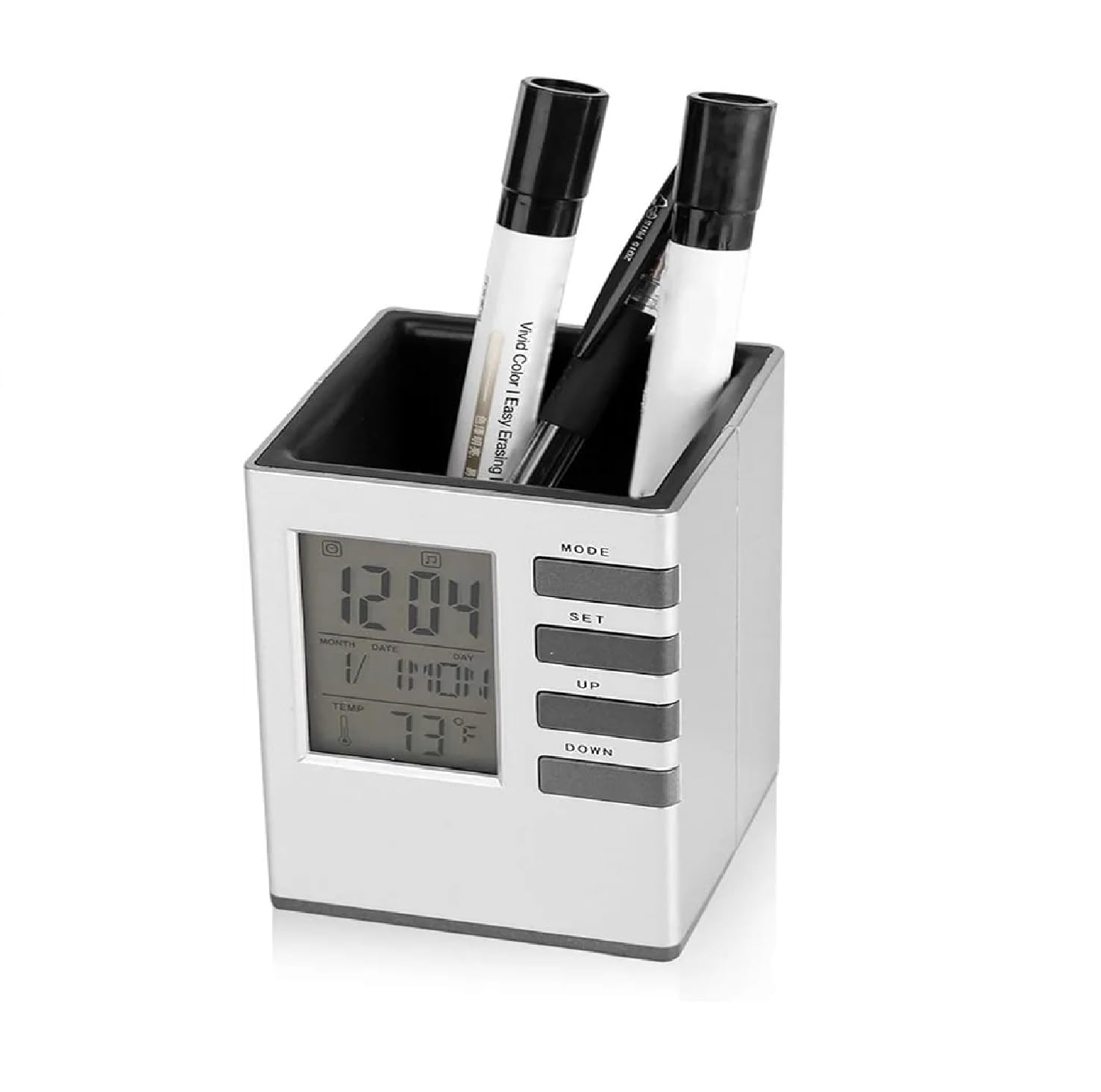 Digital Desk Clock Organizer