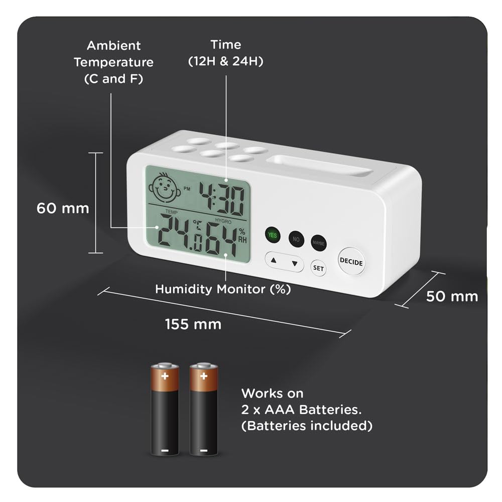 Multifunctional Desk Organizer Clock, PH664