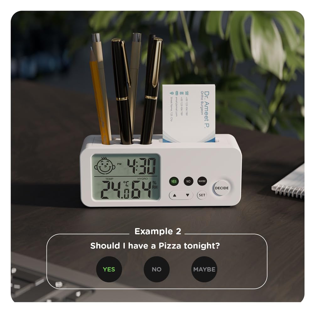 Multifunctional Desk Organizer Clock, PH664