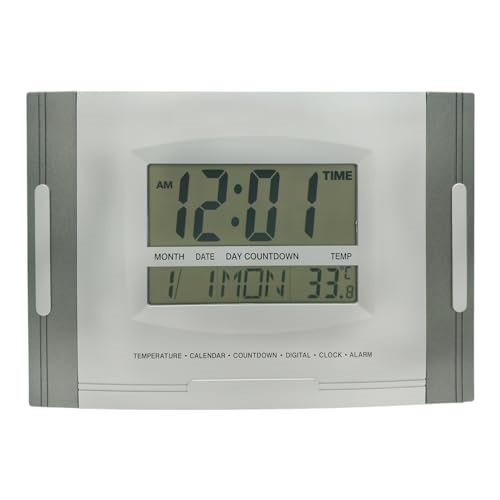 Digital Clock with Calendar and Temperature Display