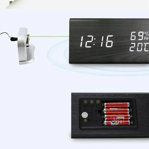 Digital Wood Clock