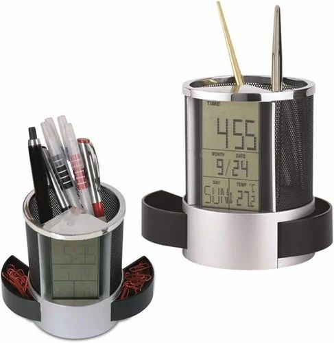 Multifunctional Pen Holder with Digital Clock, PH1836