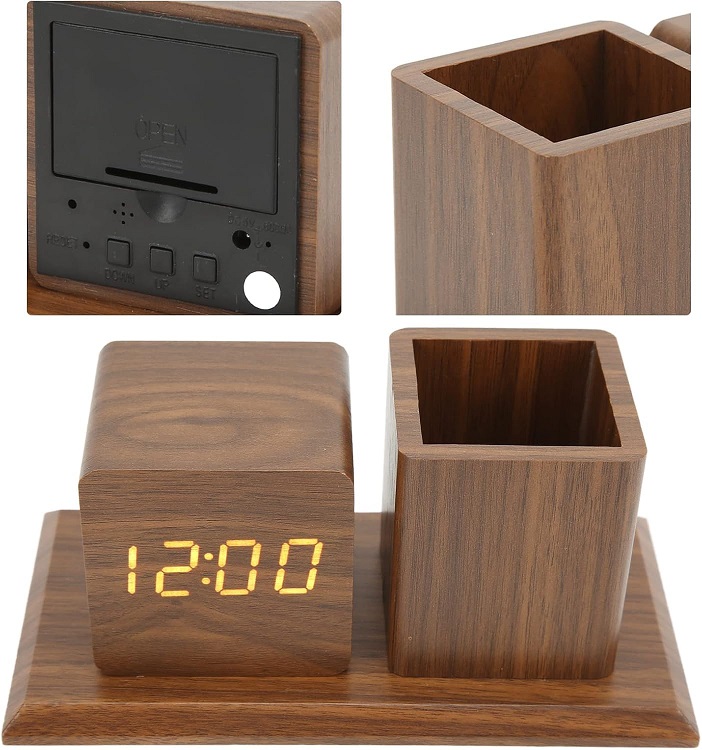 Wooden Desk Organizer Set