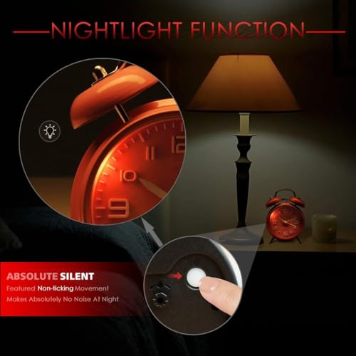 Pink Vintage Alarm Clock