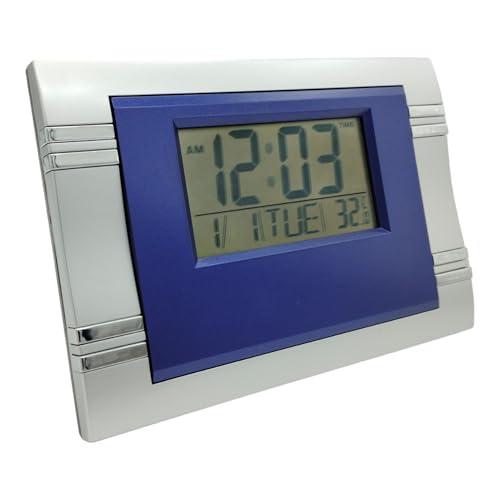 Desk & Shelf Wall Clocks with Multifunction, Battery Operated Clocks