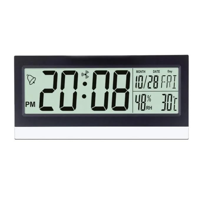  LCD Digital Desk Clock, Table Clock for Students