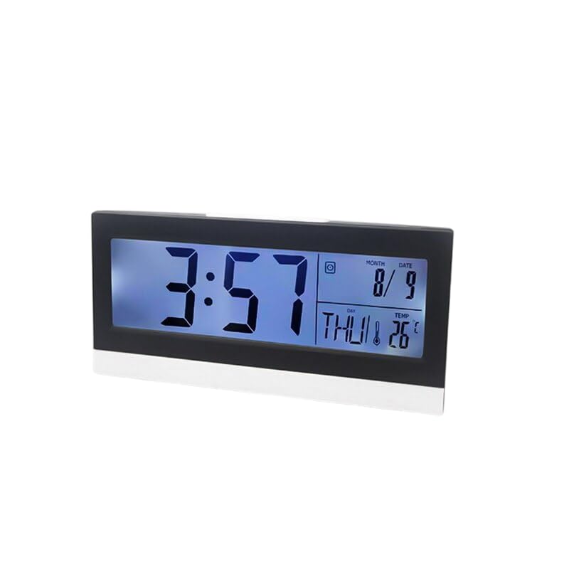  LCD Digital Desk Clock, Table Clock for Students
