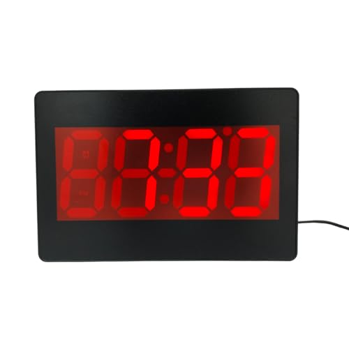 Digital Wall Clock with Time Day & Date, Temperature Features, for Hotel, Office or School Use