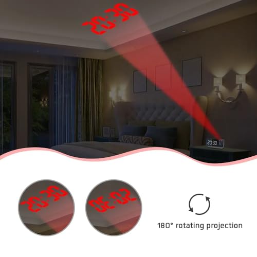 Digital Projection Alarm Clock