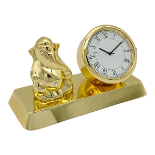 Elegant Gold Clock with Roman Numerals