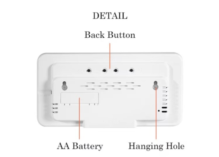 Digital LED Alarm Clock, Wall Clock And Desk Clock