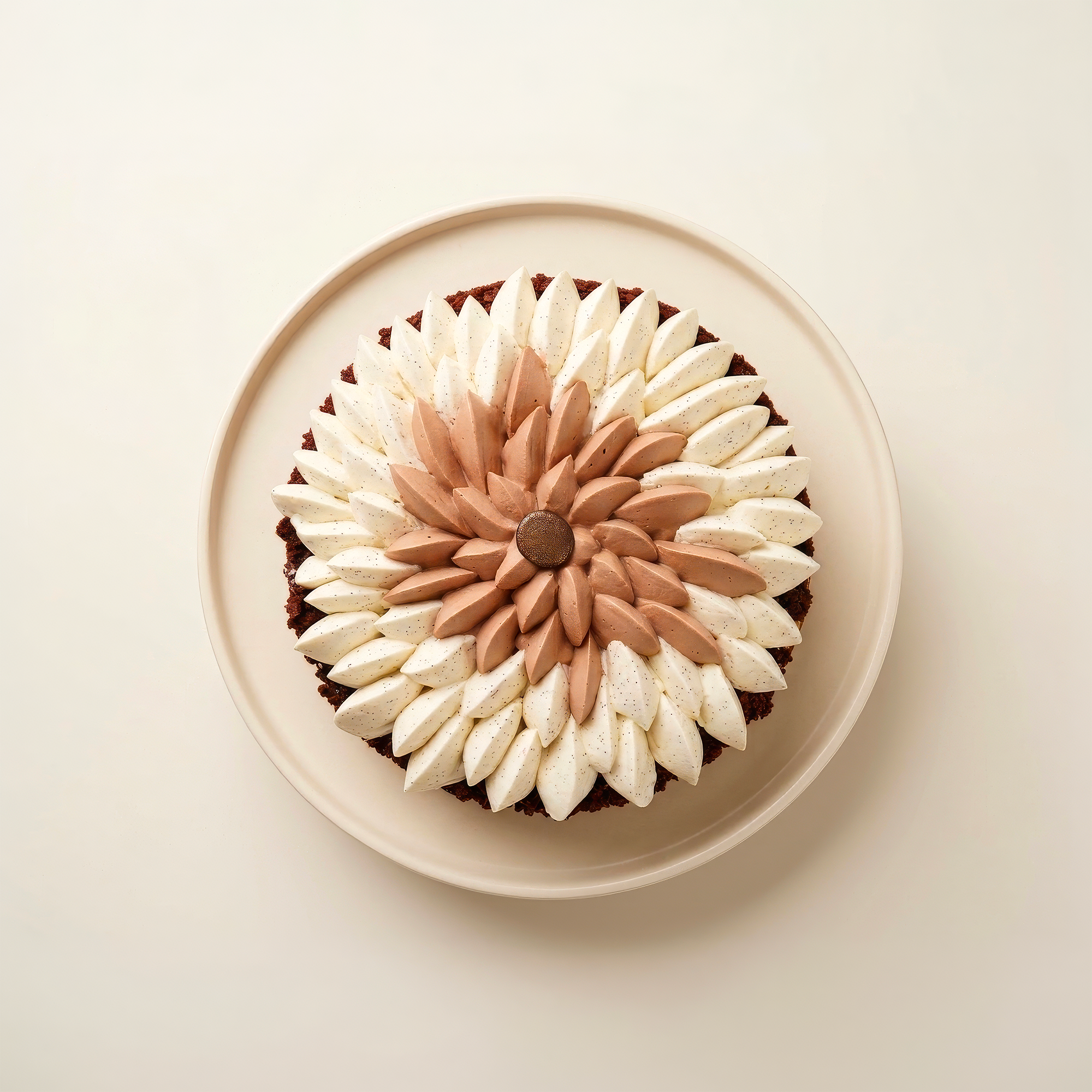 Tarte Chocolat "Flocon de Neige"