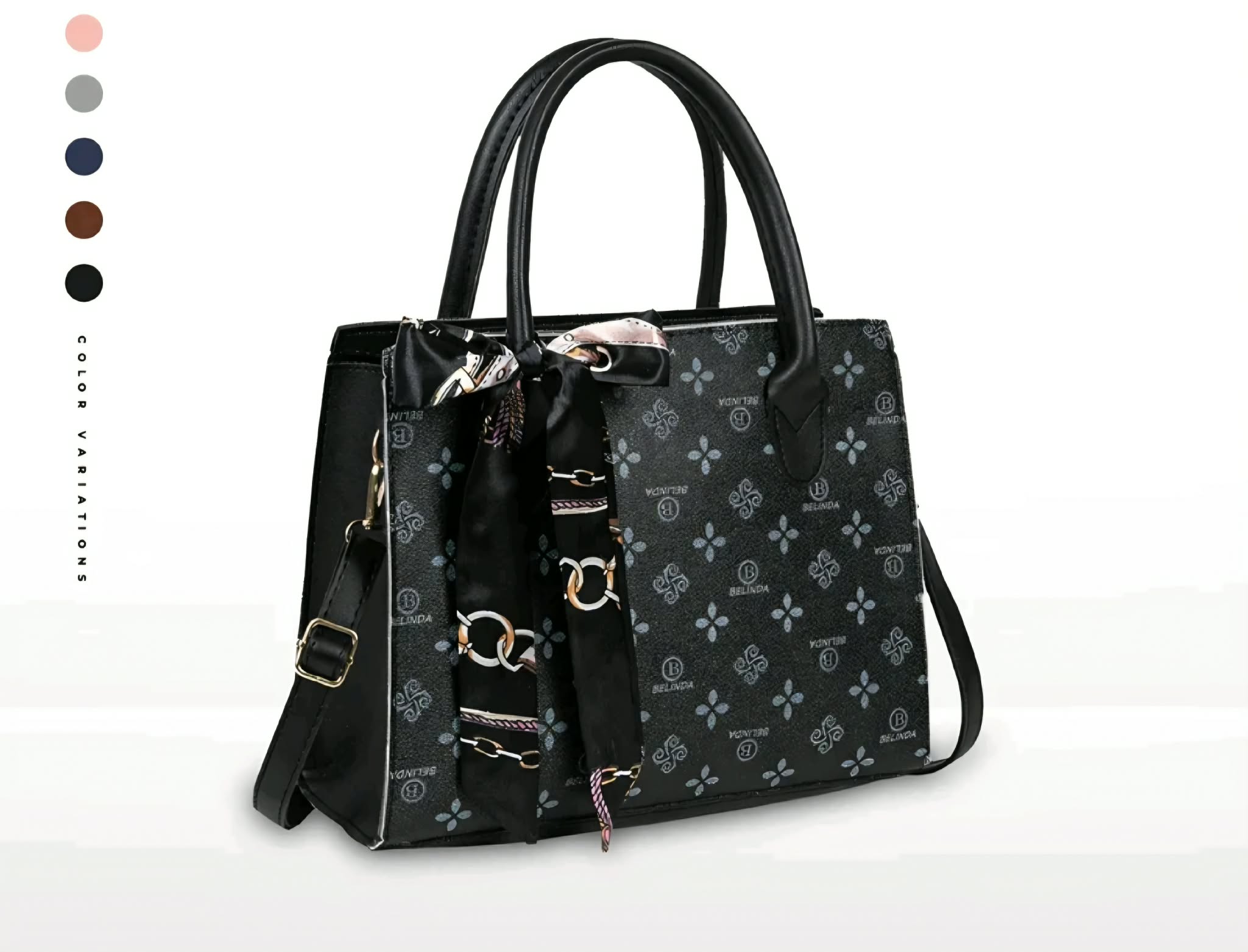 BELINDA Handbag Korean Style Black