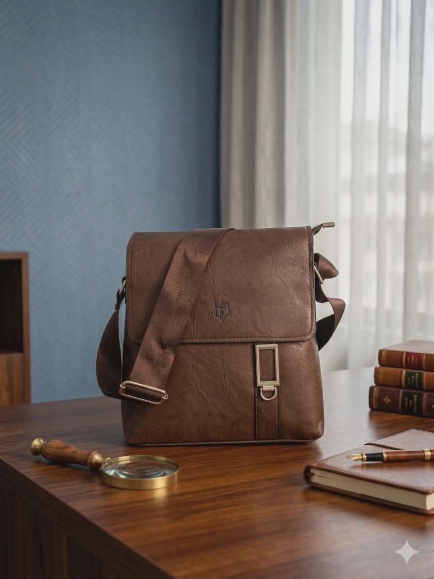 Volunteer Business Casual Crossbody Fashion Waterproof Sling bag for Men